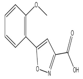 5-(2-甲氧基-苯基)-异恶唑-3-羧酸，cas668971-16-2