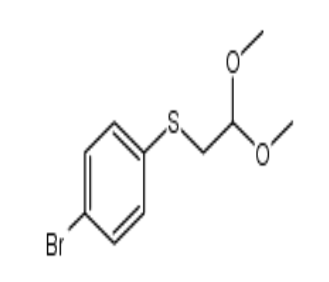 (4-溴苯)(2,2-二甲氧基乙基)硫，cas 118780-12-4