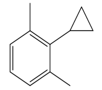 2-环丙基-1,3-二甲基苯，cas36825-29-3