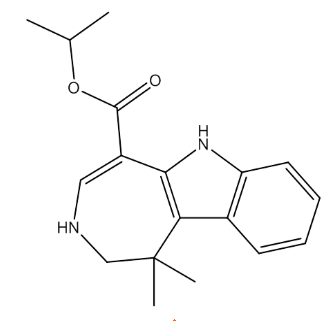 1,2,3,6-四氢-1,1-二甲基-氮杂卓酮[4,5-B]吲哚-5-羧酸-1-甲基乙酯，cas942145-77-9