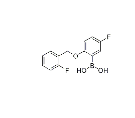 5-氟-2-(2-氟苯基甲氧基)苯硼酸 cas：1256358-52-7