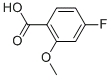4-氟-2-甲氧基苯甲酸,cas:395-82-4