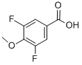 3,5-二氟-4-甲氧基苯甲酸,cas:319-60-8