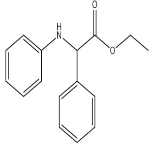 Ethyl 2-phenyl-2-(phenylamino)acetate，cas5634-58-2