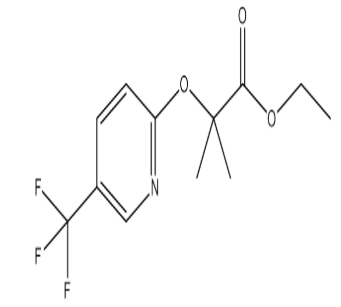 2-甲基-2-[[5-(三氟甲基)吡啶-2-基]氧基]丙酸乙酯，cas913849-17-9