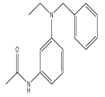 N-[3-[乙基(苯甲基)氨基]苯基]乙酰胺，cas29103-58-0