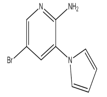5-Bromo-3-(1H-pyrrol-1-yl)pyridin-2-amine，cas155630-03-8