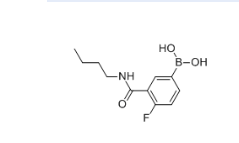 3-(N-丁基氨甲酰基)-4-氟苯基硼酸 cas：874219-23-5