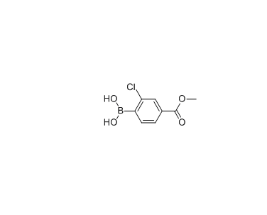 2-氯-4-(甲氧羰基)苯硼酸 cas：603122-80-1