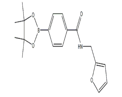 4-(呋喃甲基氨基羰基)苯基硼酸频那醇酯 cas：1073353-59-9