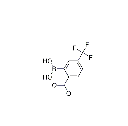2-甲氧羰基-5-三氟甲基苯硼酸 cas：1217500-62-3
