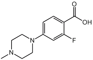 2-氟-4-(4-甲基-1-哌嗪基)苯甲酸,cas:948018-61-9