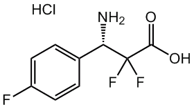 (S)-3-Amino-2,2-difluoro-3-(4-fluorophenyl) propionic acid hydrochloride,cas:1263094-78-5