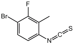 1-bromo-2-fluoro-4-isothiocyato-3-methylbenzene,cas:1000576-39-5