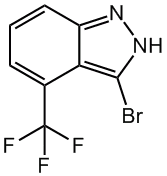 3-bromo-4-(trifluoromethyl)-2H-indazole,cas:1000342-21-1