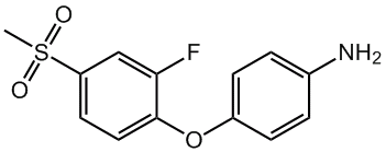 4-(2-fluoro-4-methylsulfonylphenoxy)iline,cas:1000339-83-2