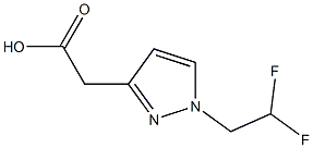 [1-(2,2-difluoroethyl)-1H-pyrazol-3-yl]acetic acid,cas:1260658-84-1