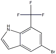5-Bromo-7-(trifluoromethyl)-1H-indole,cas:1260658-60-3