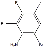 2,6-DiBromo-3-fluoro-4-methyl-phenylamine,cas:1000576-48-6