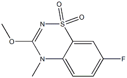 7-FLUORO-3-METHOXY-4-METHYL-4H-BENZO[E][1,2,4]THIADIAZINE 1,1-DIOXIDE,cas:1000576-22-6
