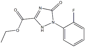 ETHYL 1-(2-FLUOROPHENYL)-5-OXO-2,5-DIHYDRO-1H-1,2,4-TRIAZOLE-3-CARBOXYLATE,cas:1000575-18-7