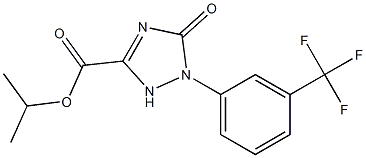 ISOPROPYL 5-OXO-1-(3-(TRIFLUOROMETHYL)PHENYL)-2,5-DIHYDRO-1H-1,2,4-TRIAZOLE-3-CARBOXYLATE,cas:1000574-65-1