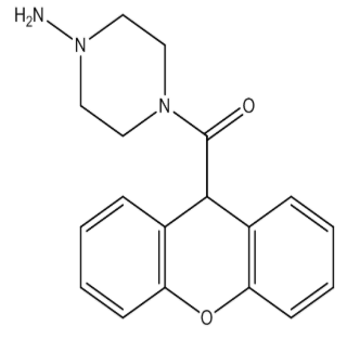 (4-氨基哌嗪-1-基)(9H-呫吨-9-基)甲酮，cas 17042-10-3