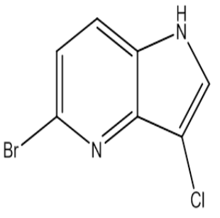 5-Bromo-3-chloro-1H-pyrrolo[3,2-b]pyridine，cas1190311-03-5