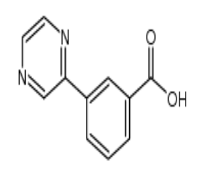 3-(吡嗪-2-基)苯甲酸，cas856905-13-0