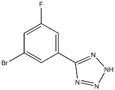 5-(3-Bromo-5-fluorophenyl)-2H-tetrazole,cas:1451392-67-8