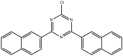 2-氯-4,6-二(萘-2-基)-1,3,5-三嗪,CAS:1247124-77-1