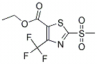 Ethyl2-Methylsulfonyl-4-(trifluoromethyl)-1,3-thiazole-5-carboxylate,cas:1000339-78-5