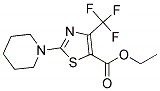 Ethyl 2-piperidin-1-yl-4-(trifluoromethyl)-1,3-thiazole-5-carboxylate,cas:1000339-76-3