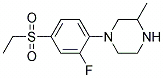 1-[(4-Ethylsulfonyl-2-fluoro)phenyl]-3-methylpiperazine,cas:1000339-75-2