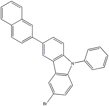 3-溴-6-(萘-2-基)-9-苯基-9H-咔唑