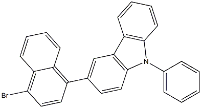 3-(4-溴萘-1-基)-9-苯基-9H-咔唑