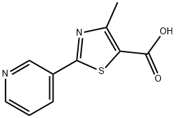 4-甲基-2-吡啶-3-噻唑-5-甲酸,CAS:39091-01-5