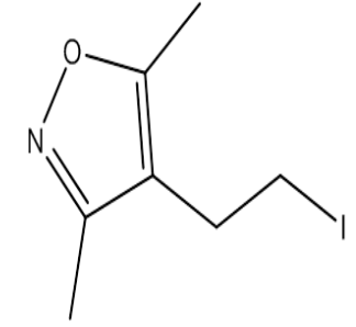 3,5-二甲基-4-(2-碘乙基)异恶唑，cas83467-36-1