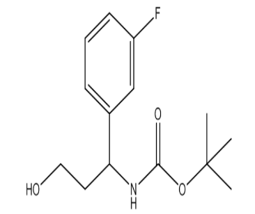 tert-Butyl (1-(3-fluorophenyl)-3-hydroxypropyl)carbamate，cas862466-15-7