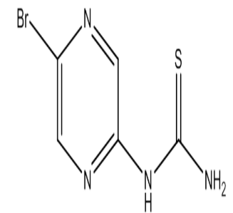 1-(5-Bromopyrazin-2-yl)thiourea，cas912771-40-5