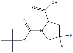 1-(tert-butoxycarbonyl)-4,4-difluoropyrrolidine-2-carboxylic acid,cas:1000313-01-8