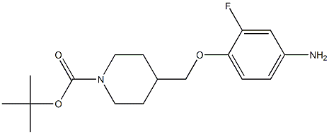 tert-butyl 4-((4-amino-2-fluorophenoxy)Methyl)piperidine-1-carboxylate,cas:1000053-44-0