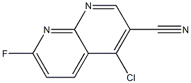 4-chloro-7-fluor-1,8-naphthyridine-3-carbonitrile,cas:1234616-32-0