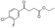 ETHYL 4-(4-CHLORO-3-FLUOROPHENYL)-4-OXOBUTYRATE,cas:473693-78-6