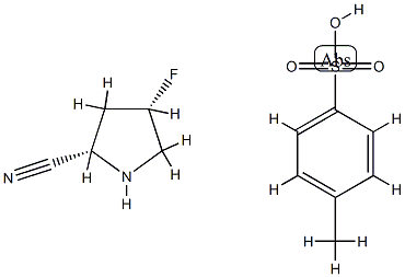 (2S,4S)-4-氟吡咯烷-2-甲腈 4-甲基苯磺酸负离子,cas:483366-11-6