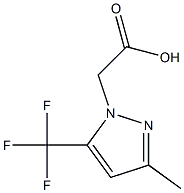 2-(5-(trifluoromethyl)-3-methyl-1H-pyrazol-1-yl)acetic acid,cas:1003320-00-0