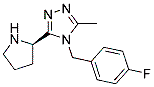 (R)-4-(4-氟苄基)-3-甲基-5-(吡咯烷-2-基)-4H-1,2,4-噻唑,cas:1263284-19-0