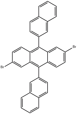 2,6-二溴-9,10-二(2-萘)蒽,CAS:561064-15-1