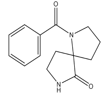 1-苯甲酰-1,7-二氮杂螺[4.4]壬烷-6-酮，cas128244-00-8