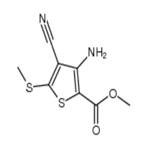 3-氨基-4-氰基-5-甲硫基噻吩-2-甲酸甲酯，cas129332-45-2